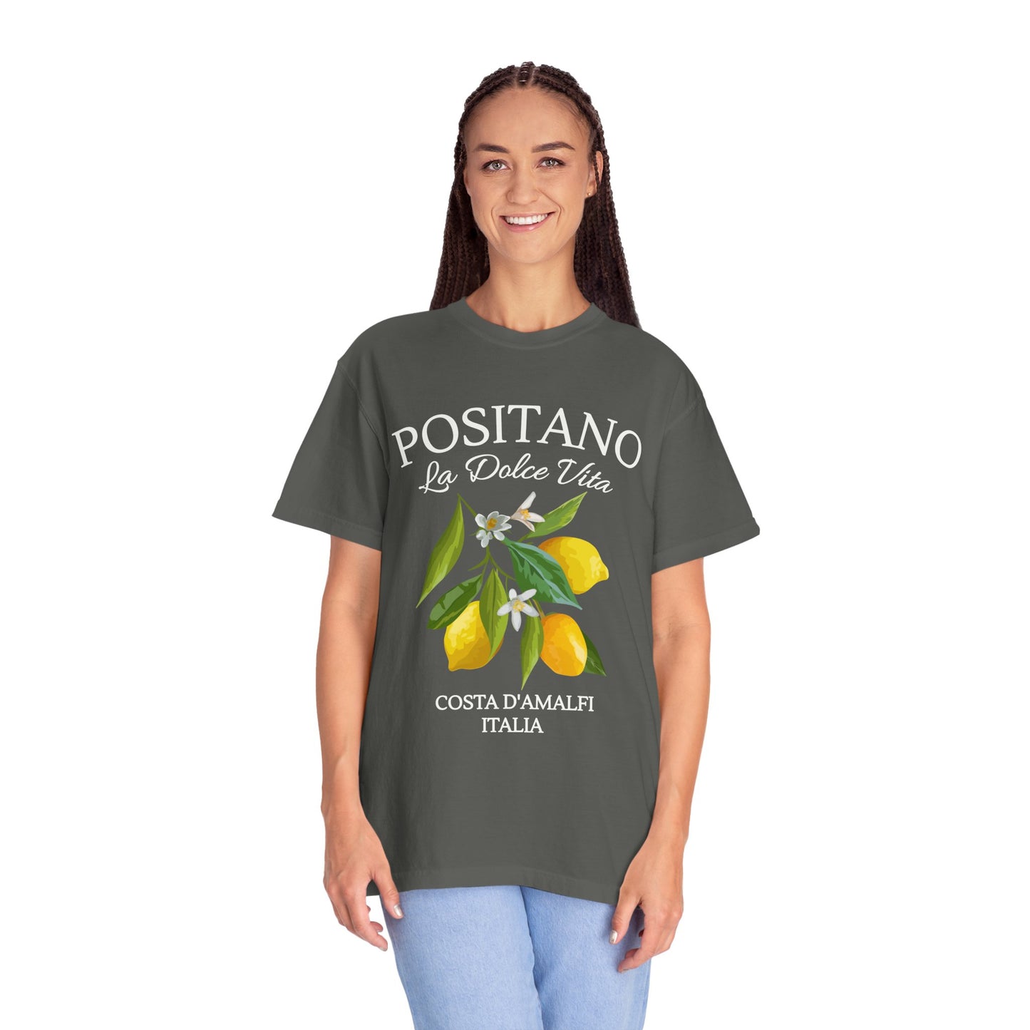 Positano Lemon La Dolce Vita Graphic T-Shirt - Italy Travel Tee