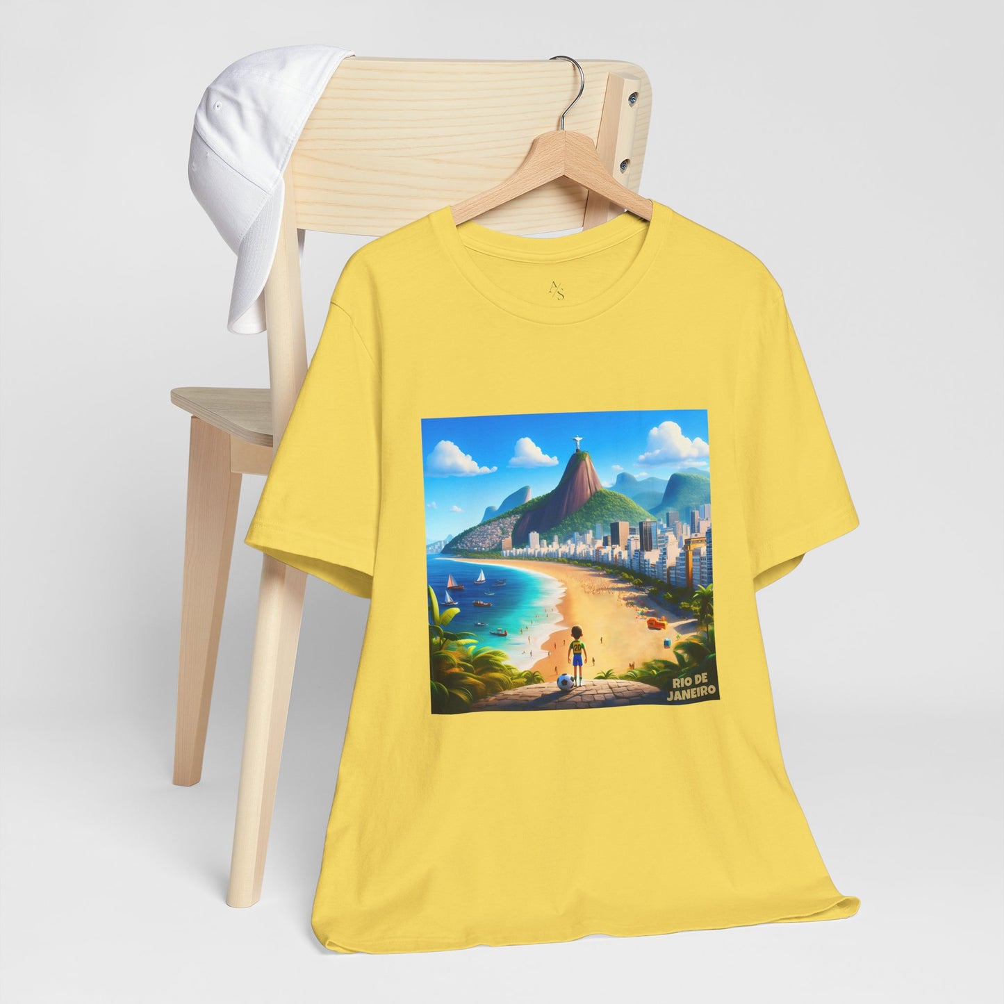 Rio De Janeiro Disney Pixar Style Jersey Short Sleeve Tee