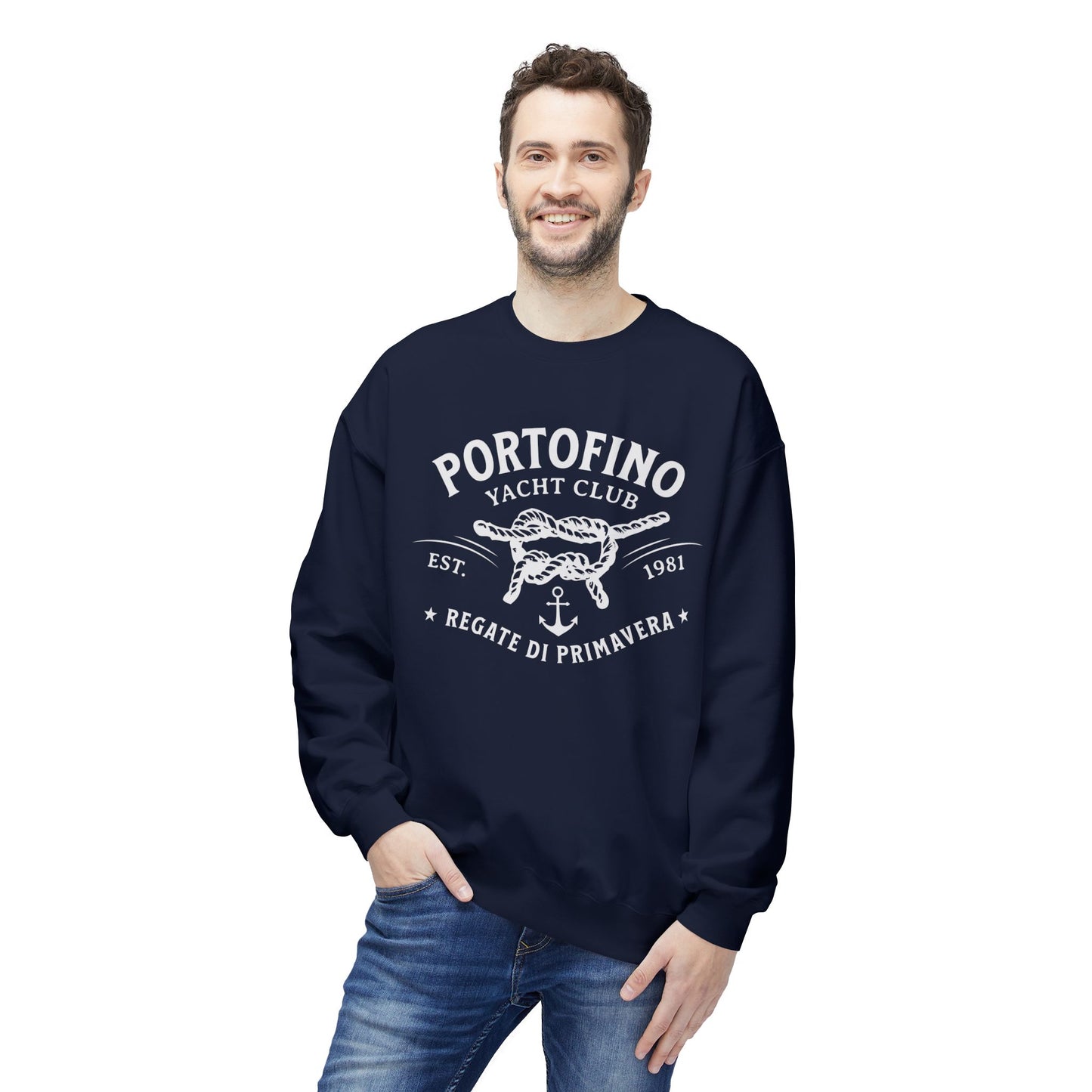 Portofino Yacht Club Graphic Sweatshirt