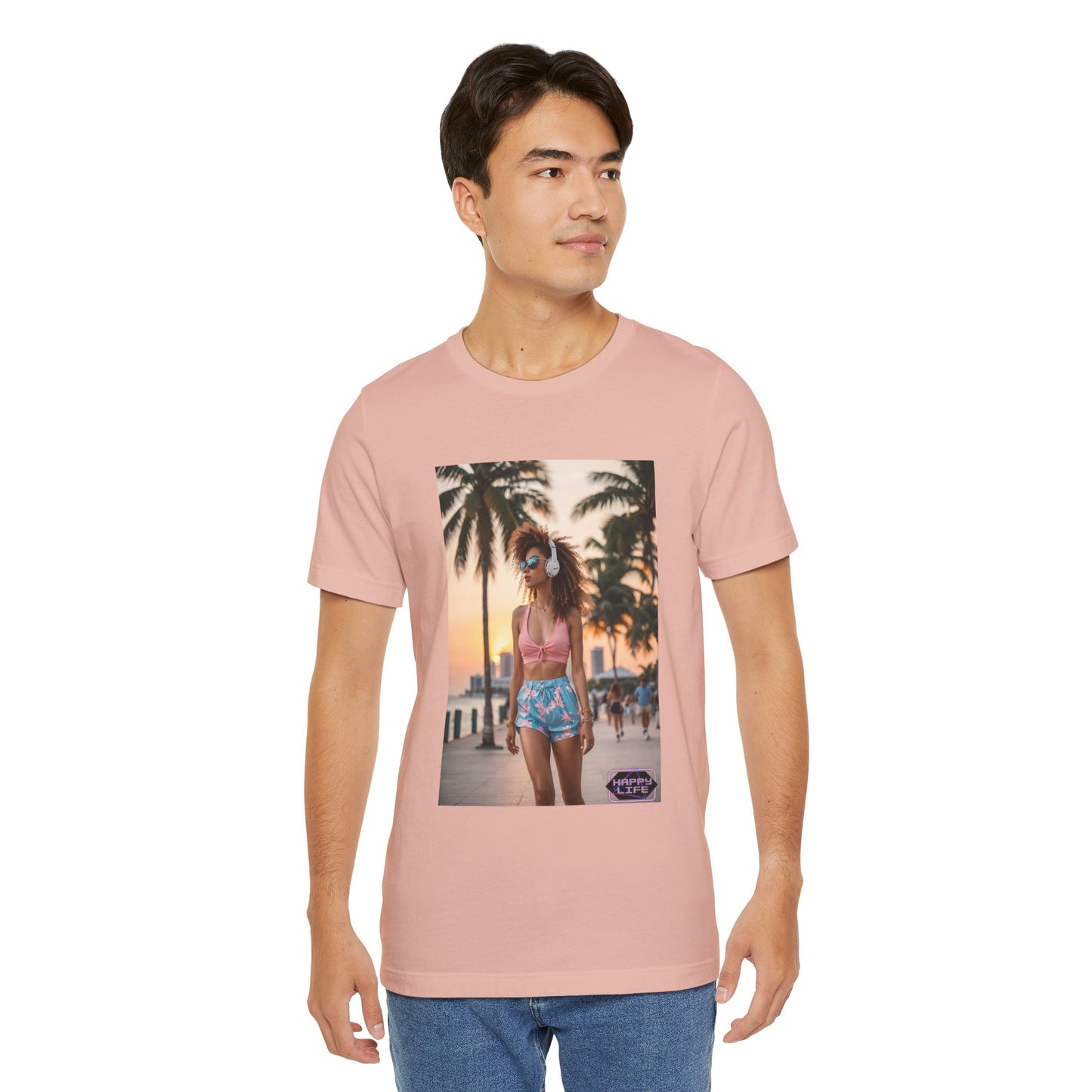 Chill Sunset Vibes Jersey Short Sleeve Tee