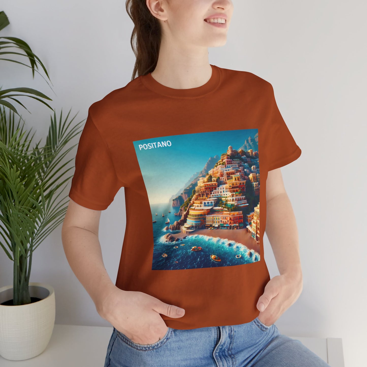 Positano Disney Pixar Style Jersey Short Sleeve Tee