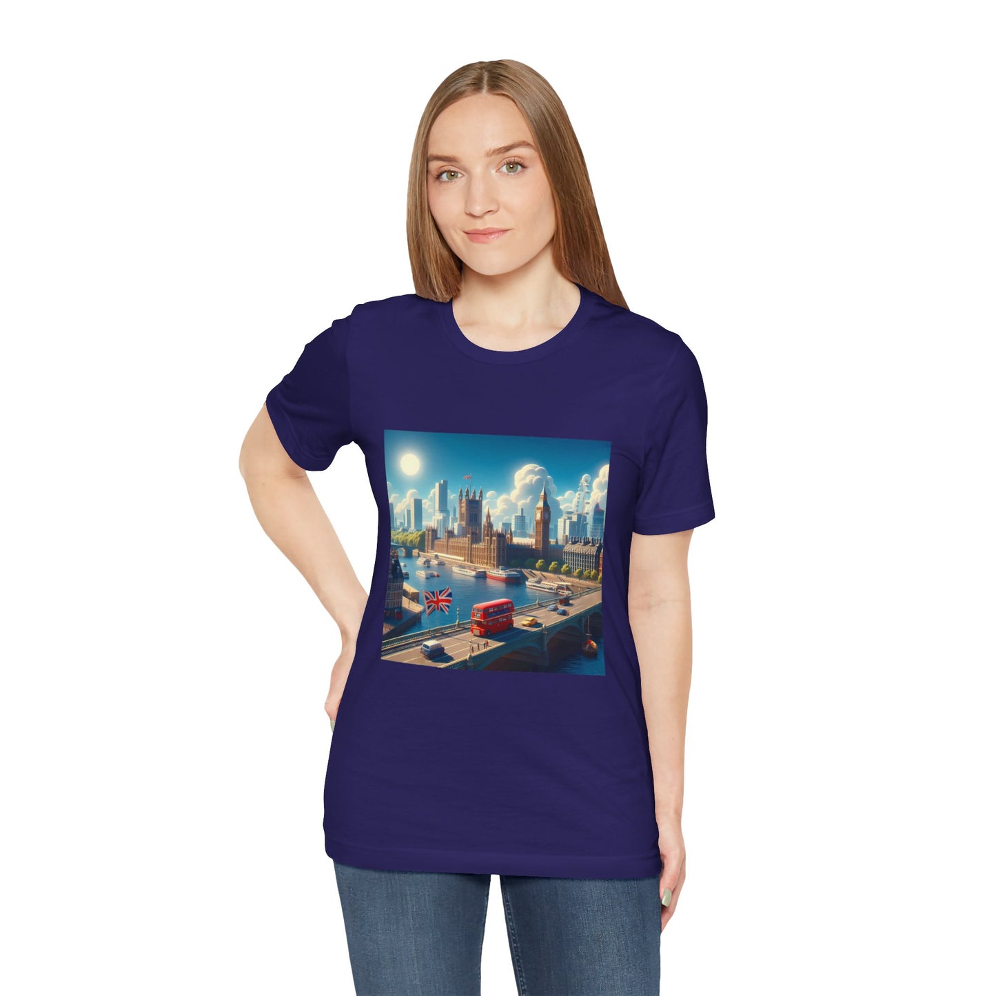 London Disney Pixar Style Jersey Short Sleeve Tee