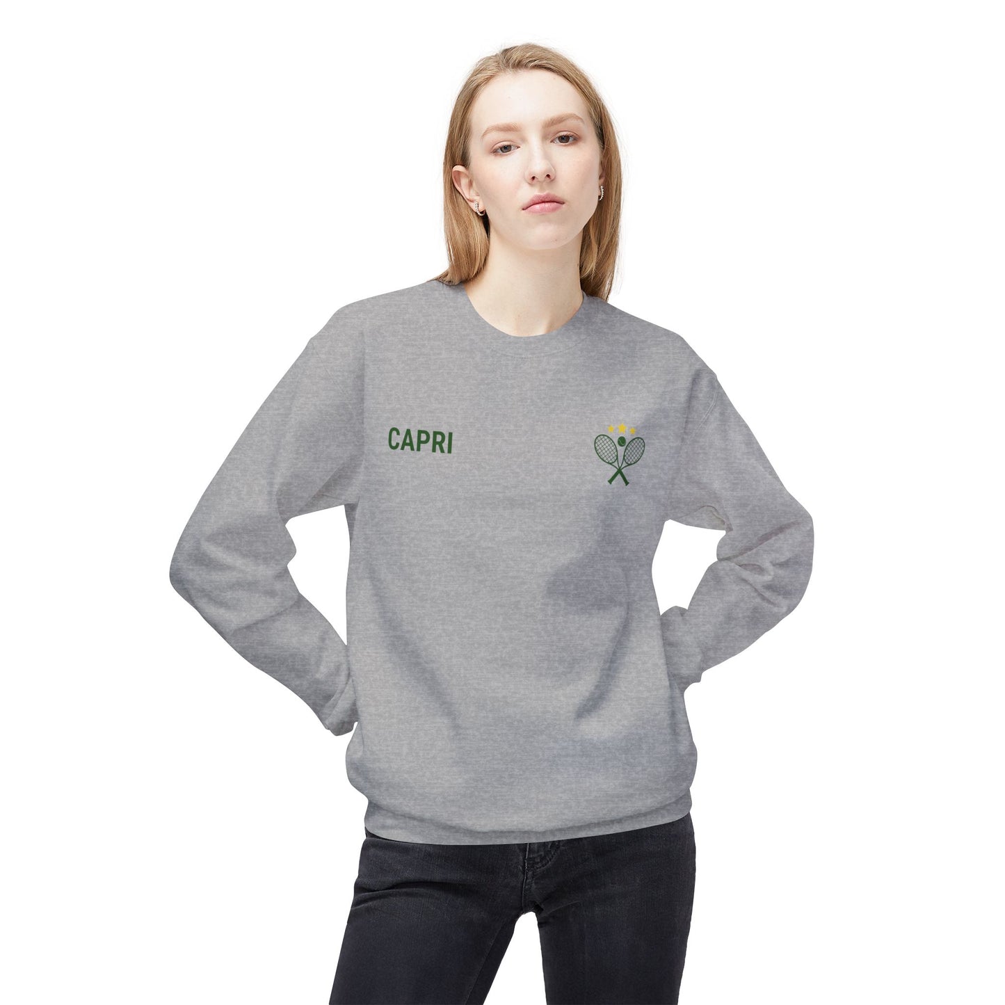 Capri Tennis & Yacht Club Vintage Graphic Sweatshirt