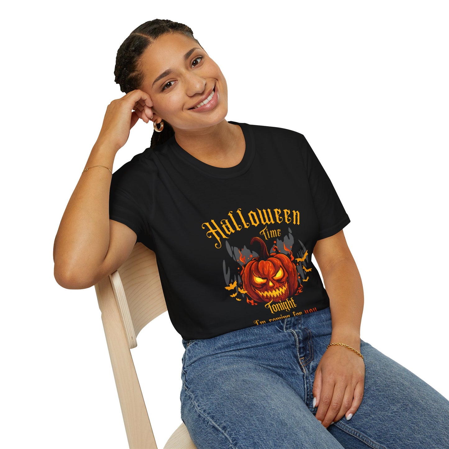 Scary Pumpkin Softstyle T-Shirt