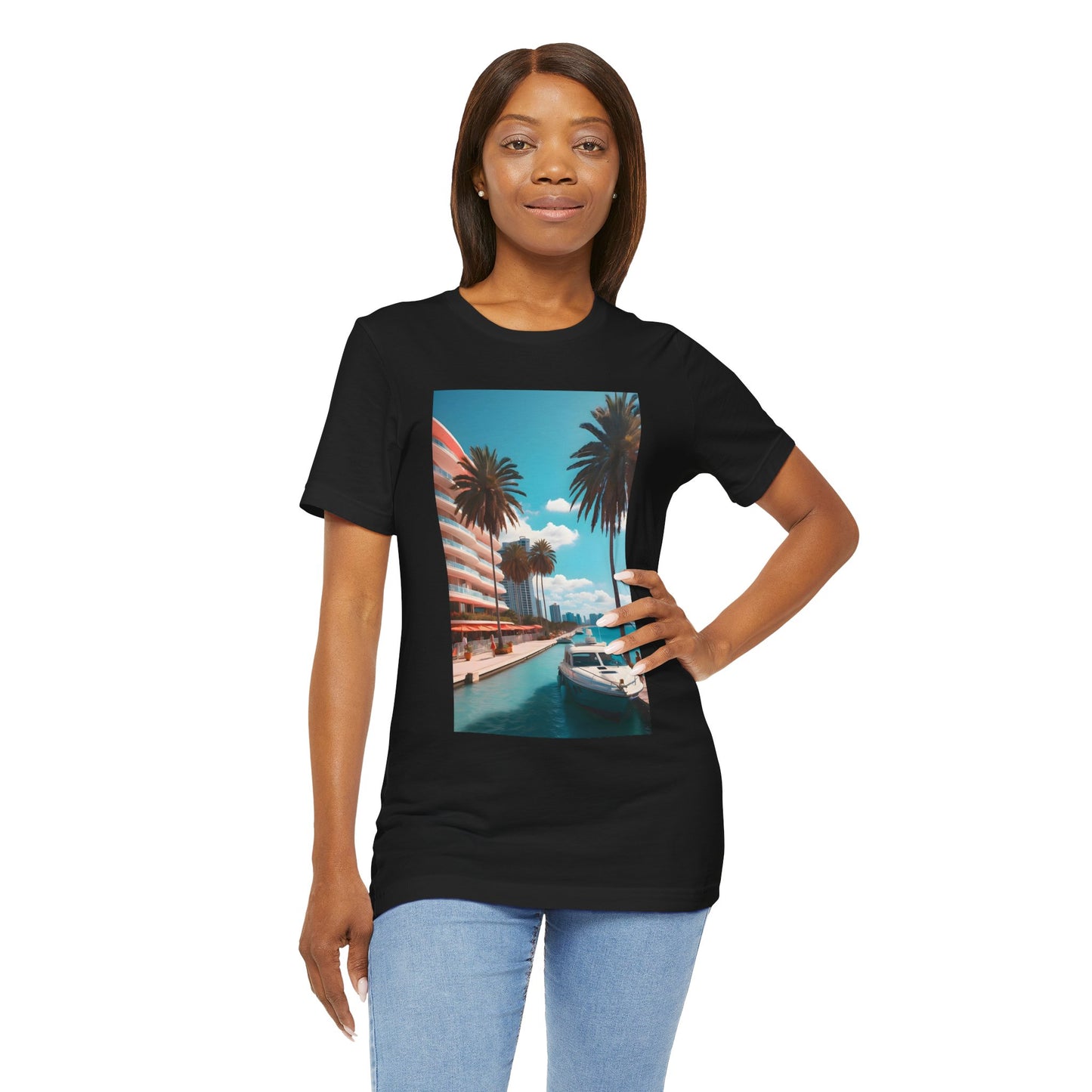 Marina Beach Jersey Short Sleeve Tee