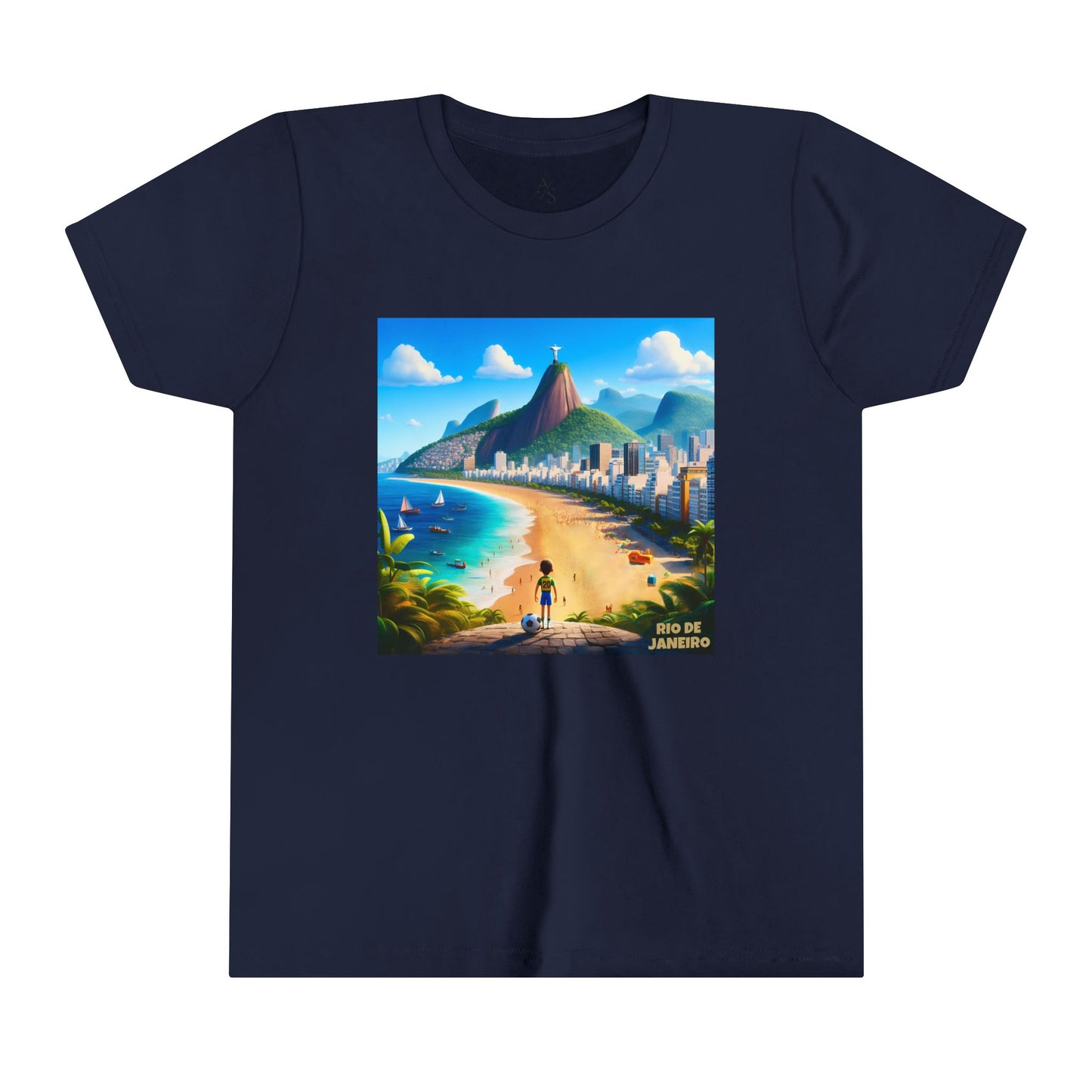 Rio De Janeiro Disney Pixar Style Youth Short Sleeve Tee