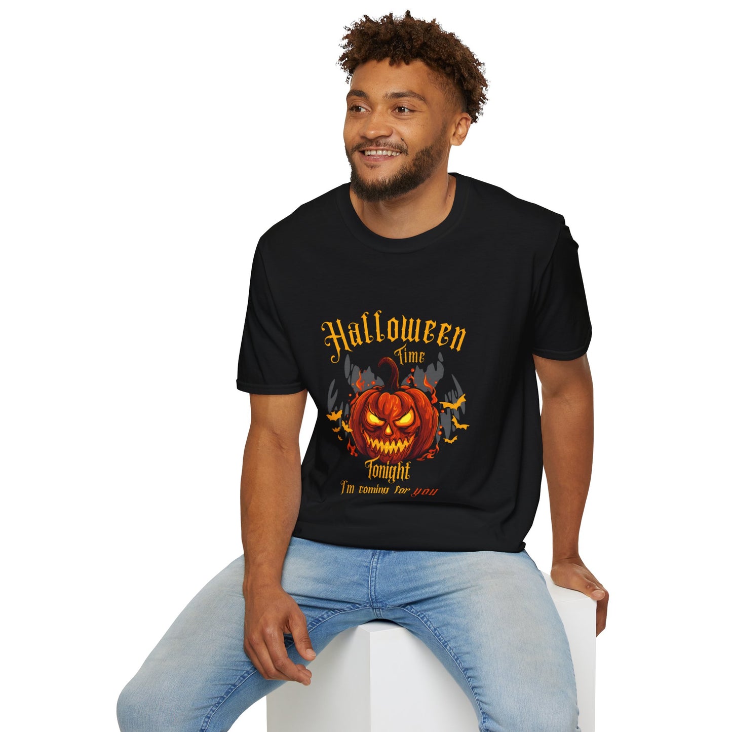 Scary Pumpkin Softstyle T-Shirt