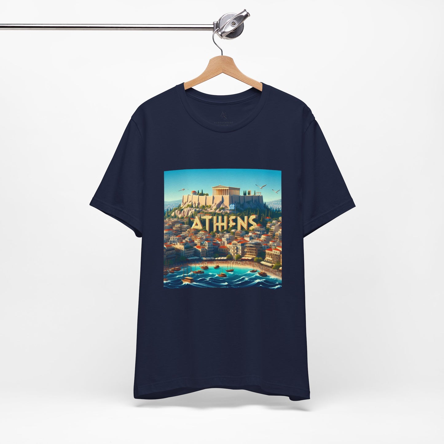 Athens Disney Pixar Style Jersey Short Sleeve Tee