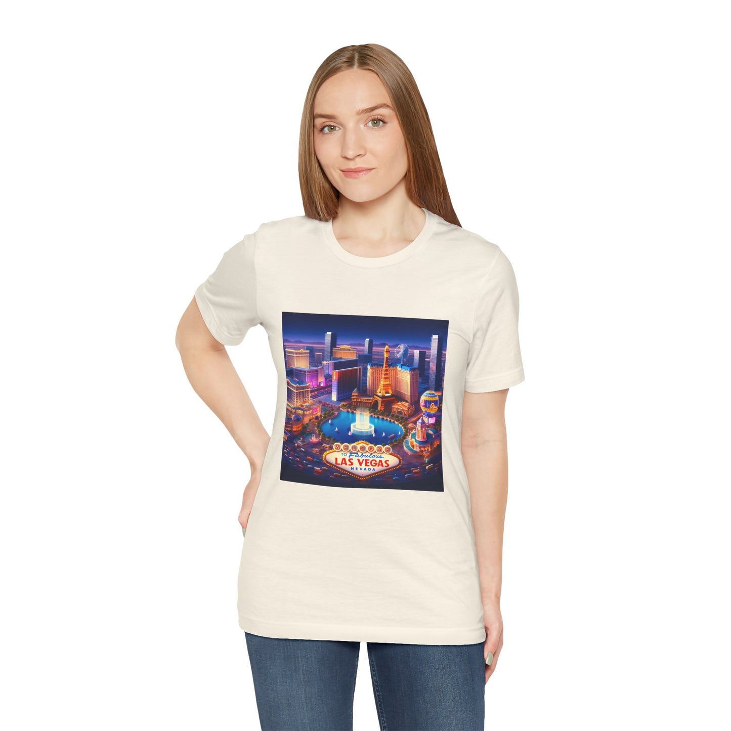 Las Vegas Disney Pixar Style Jersey Short Sleeve Tee