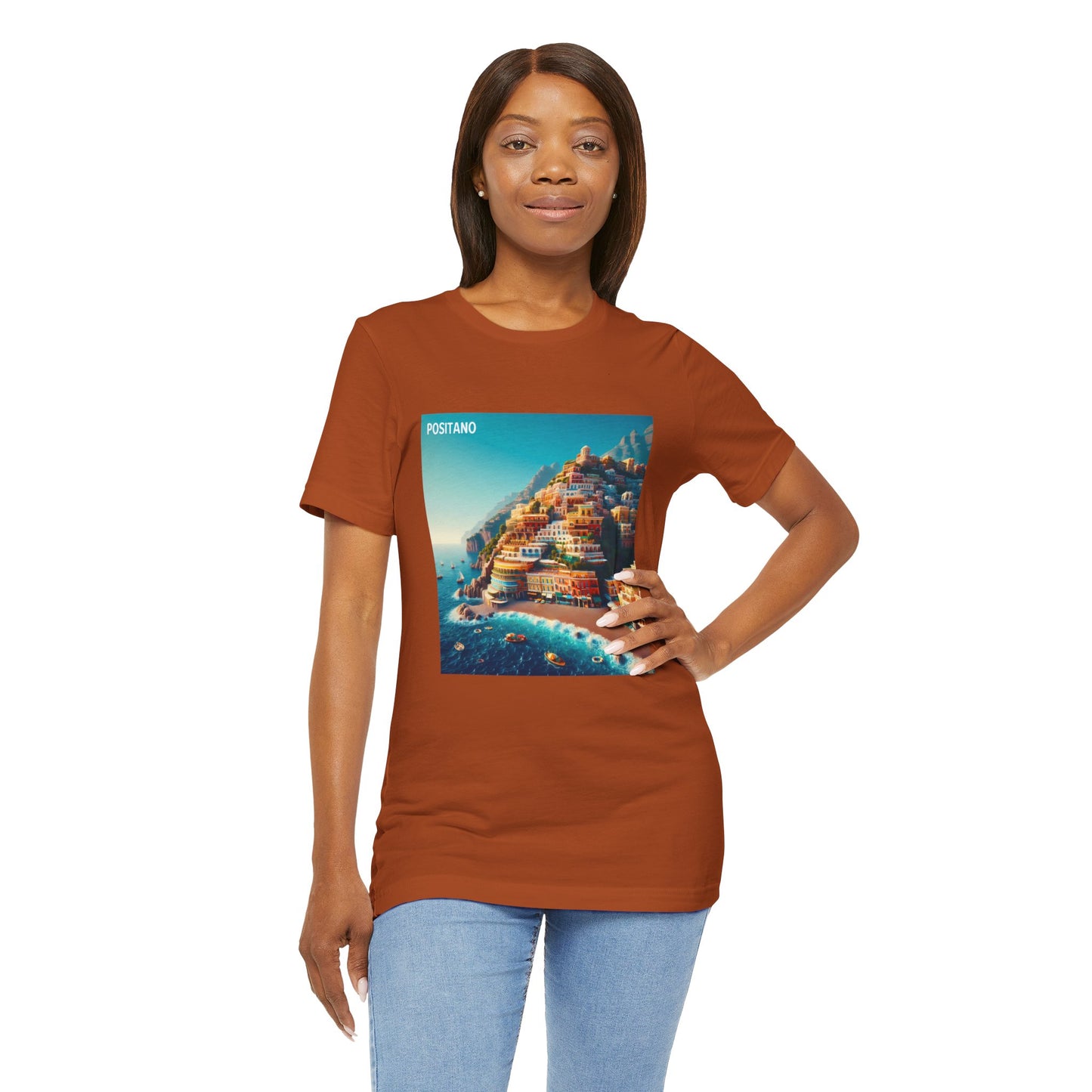 Positano Disney Pixar Style Jersey Short Sleeve Tee