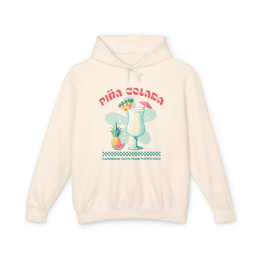 Pina Colada Caribbean Cocktail Puerto Rico Graphic Hoodie