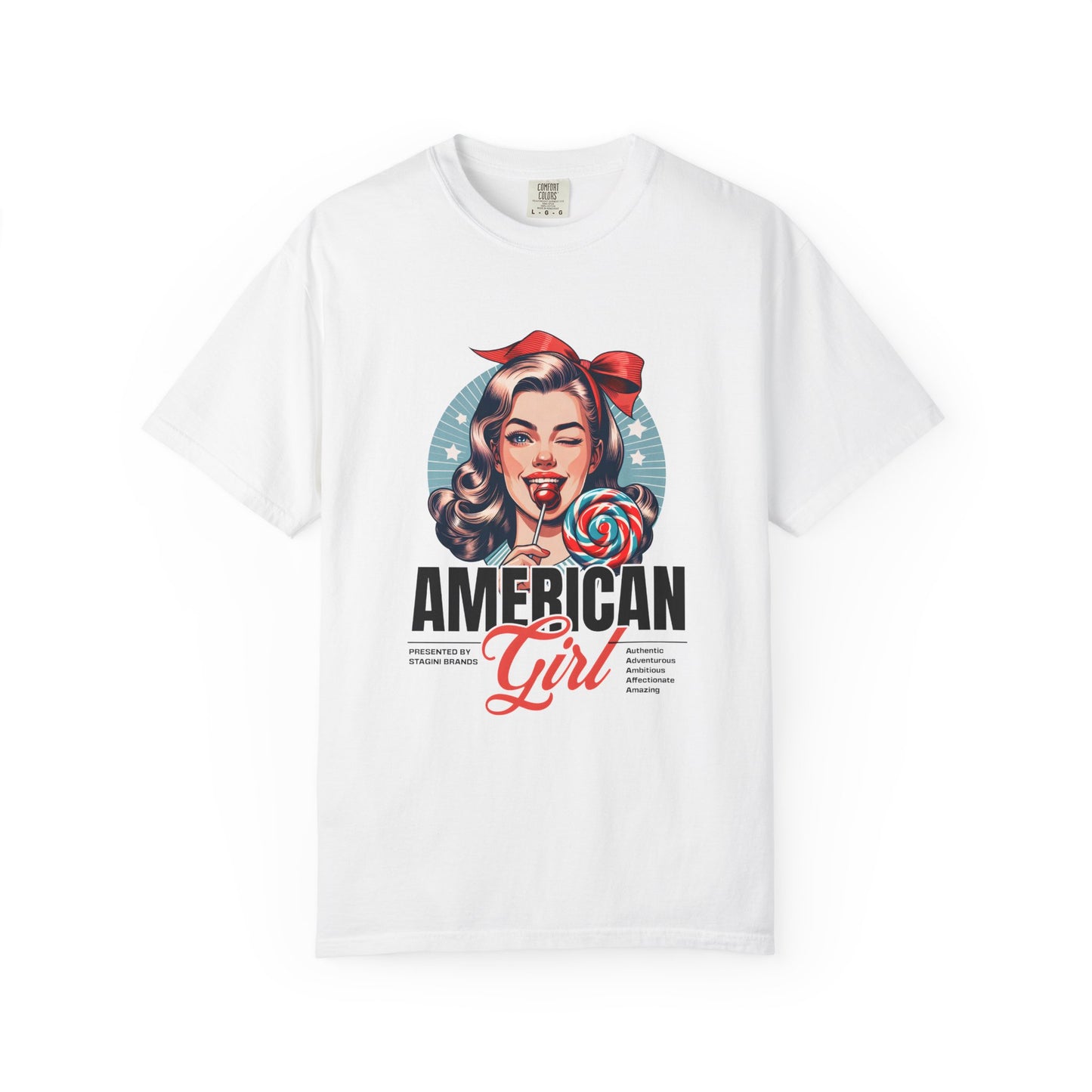 American Girl 1950s Retro Graphic T-Shirt