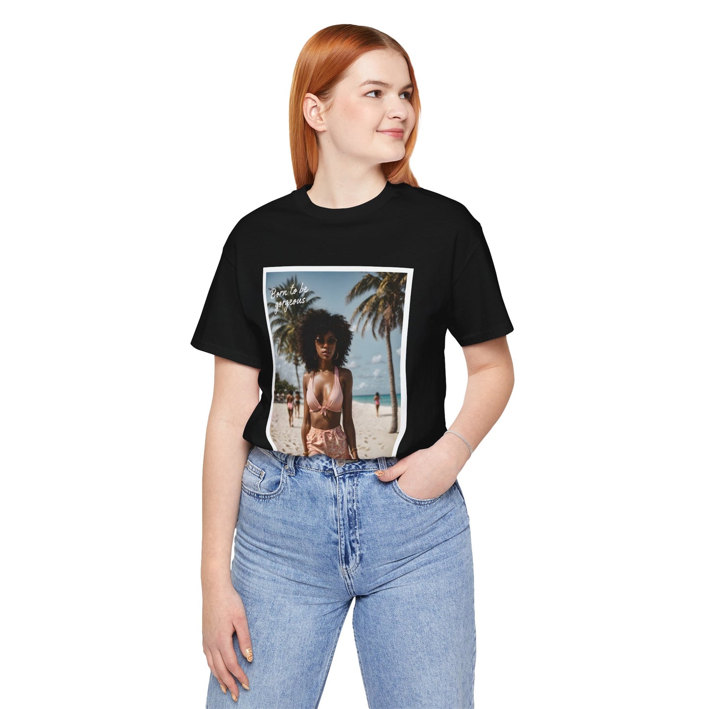 Born To Be Gorgeous Jersey Short Sleeve Tee