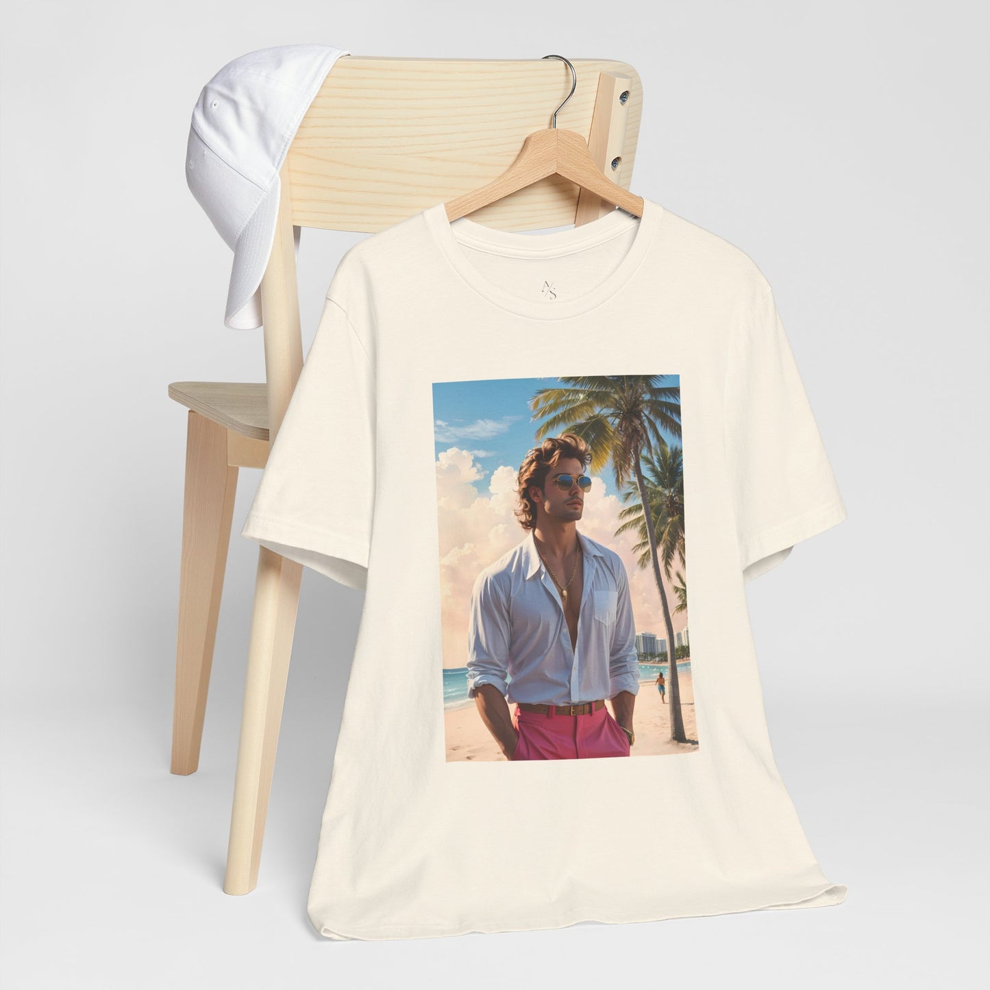 Walking On The Beach Jersey Short Sleeve Tee