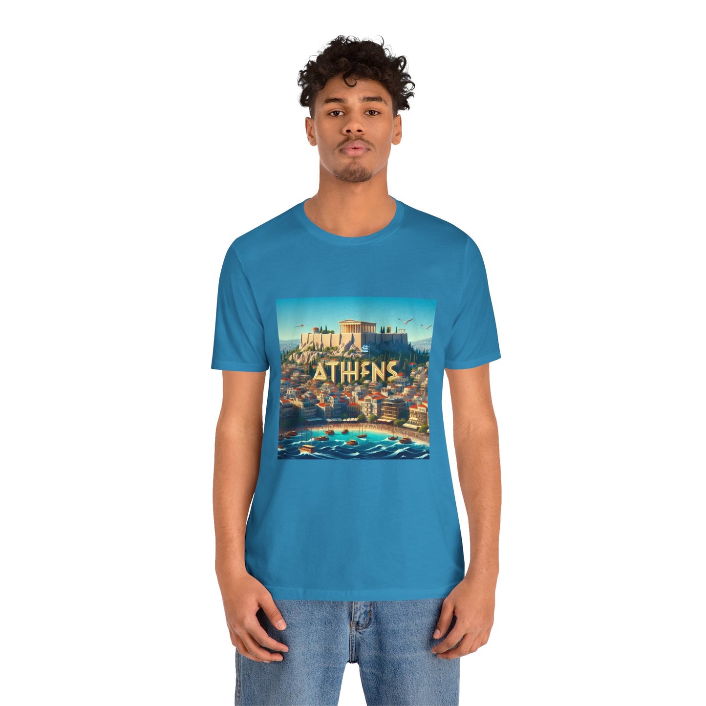 Athens Disney Pixar Style Jersey Short Sleeve Tee