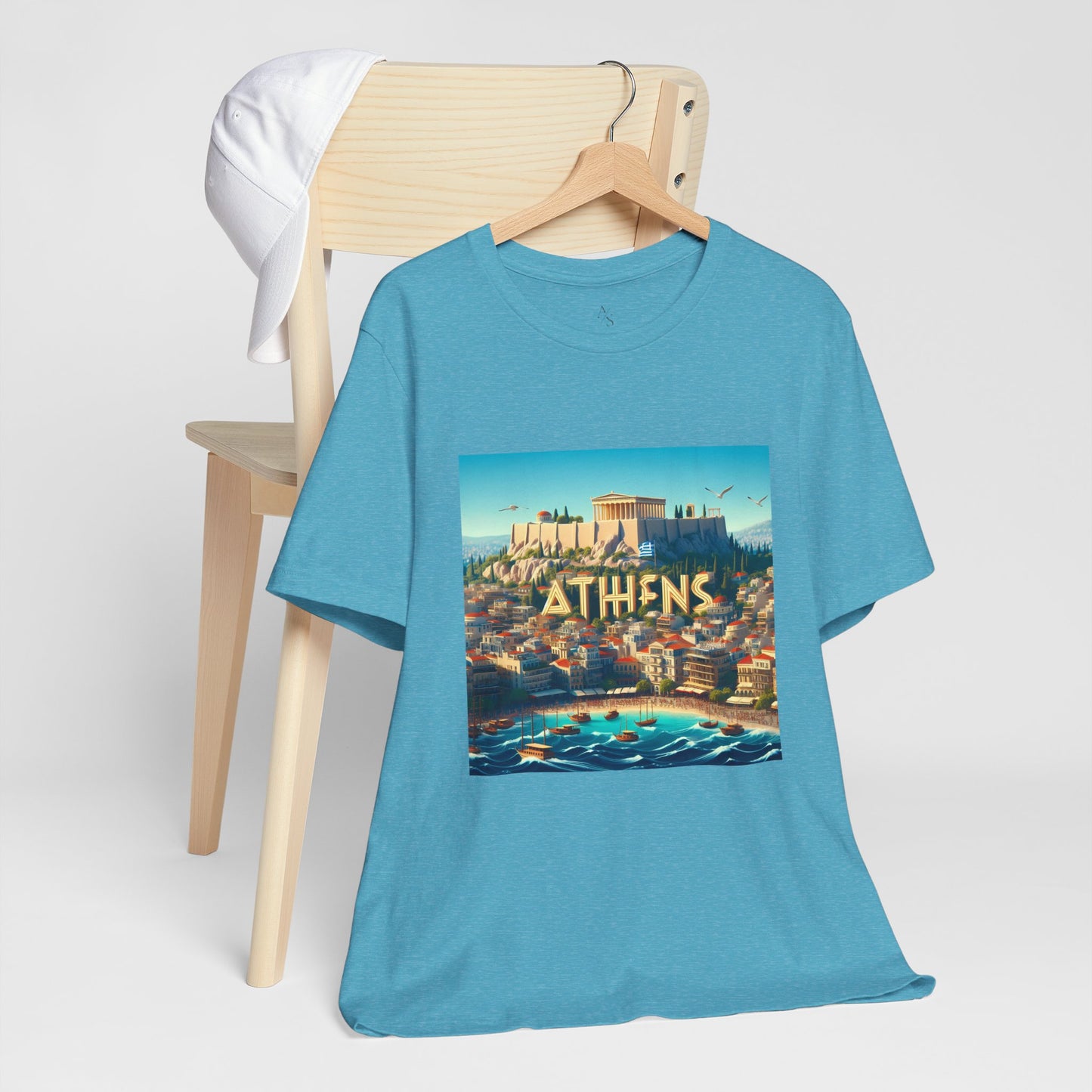 Athens Disney Pixar Style Jersey Short Sleeve Tee