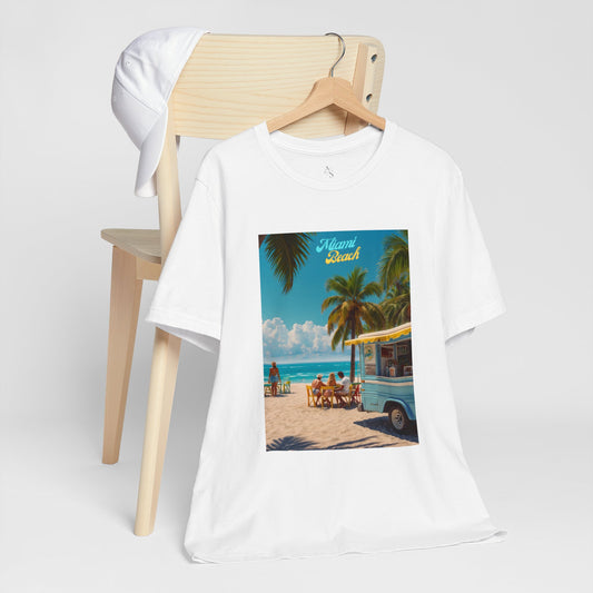 Miami Beach Retrosense Jersey Short Sleeve Tee