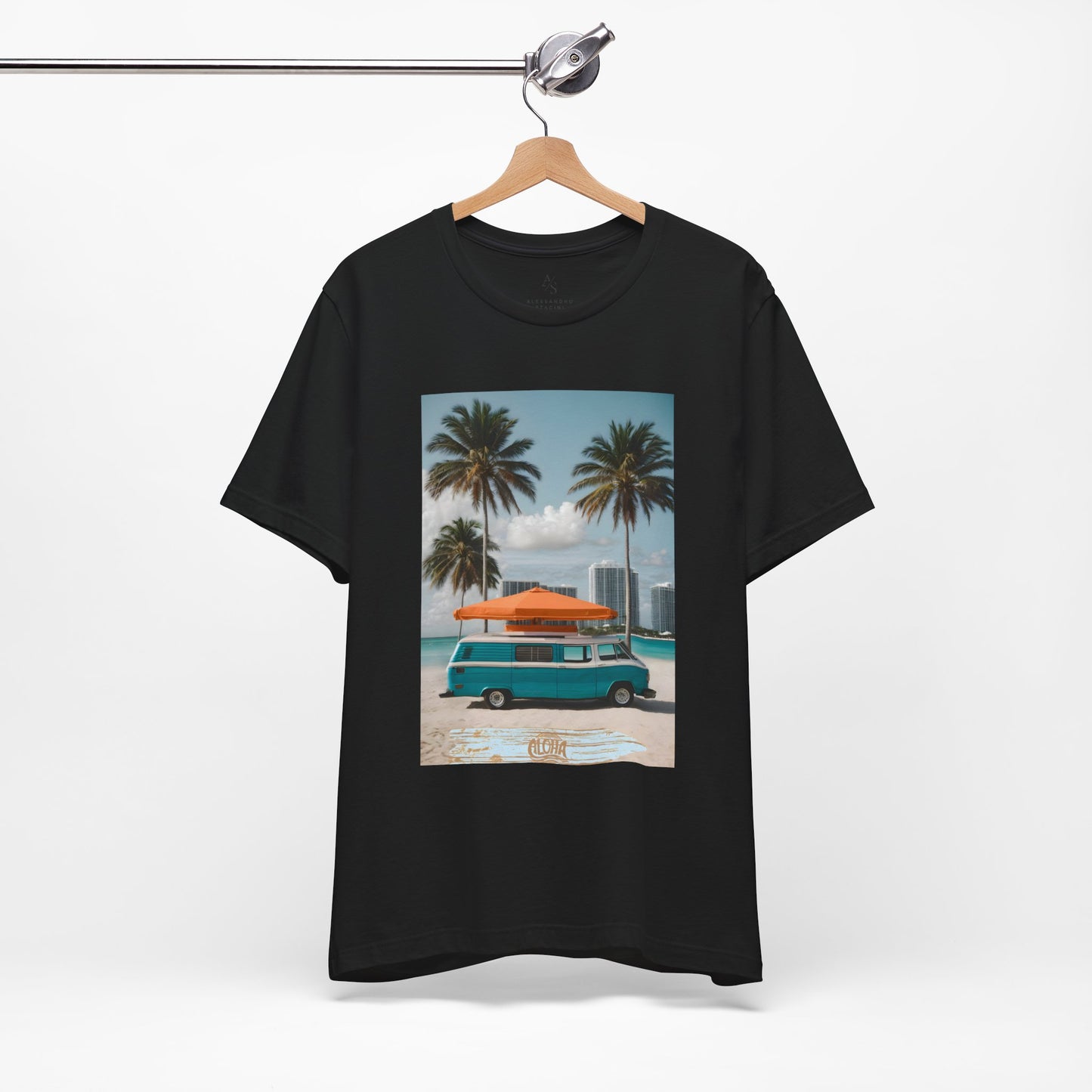 Vintage Van Miami Beach Jersey Short Sleeve Tee