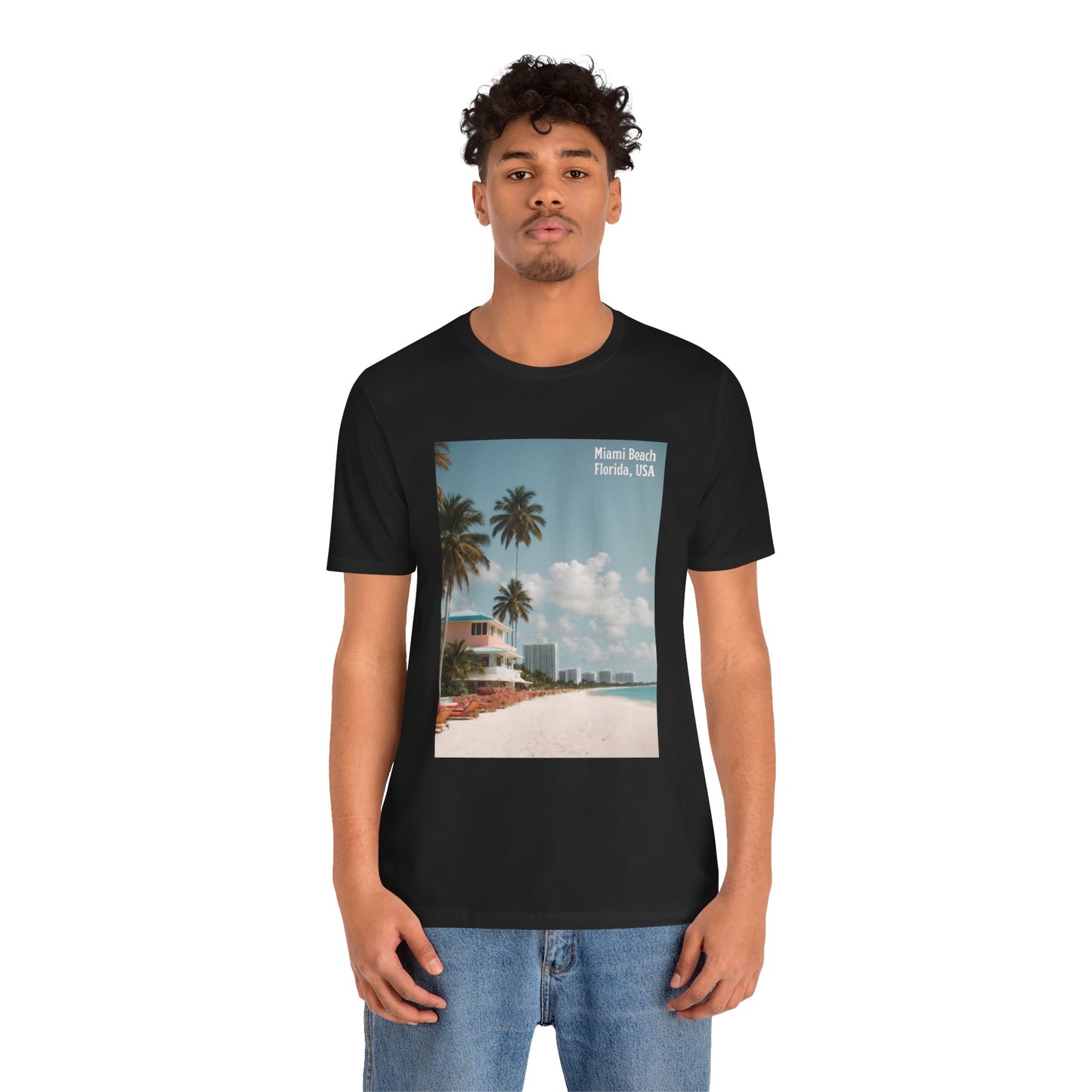 Miami Beach Jersey Short Sleeve Tee