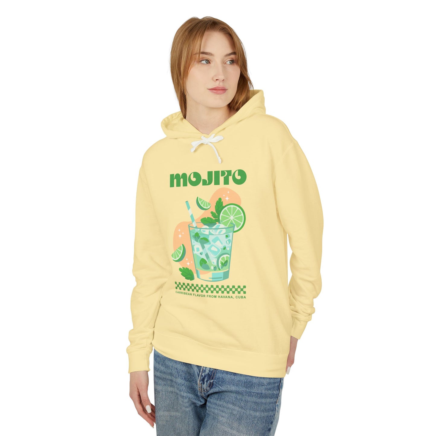 Mojito Cocktail Havana Cuba Graphic Hoodie