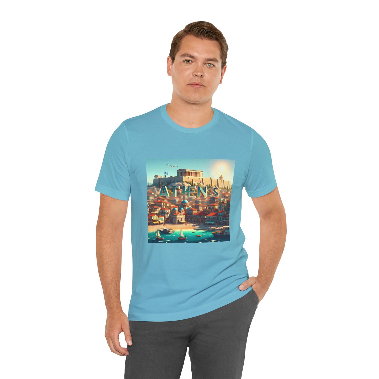 Athens Disney Pixar Style Jersey Short Sleeve Tee