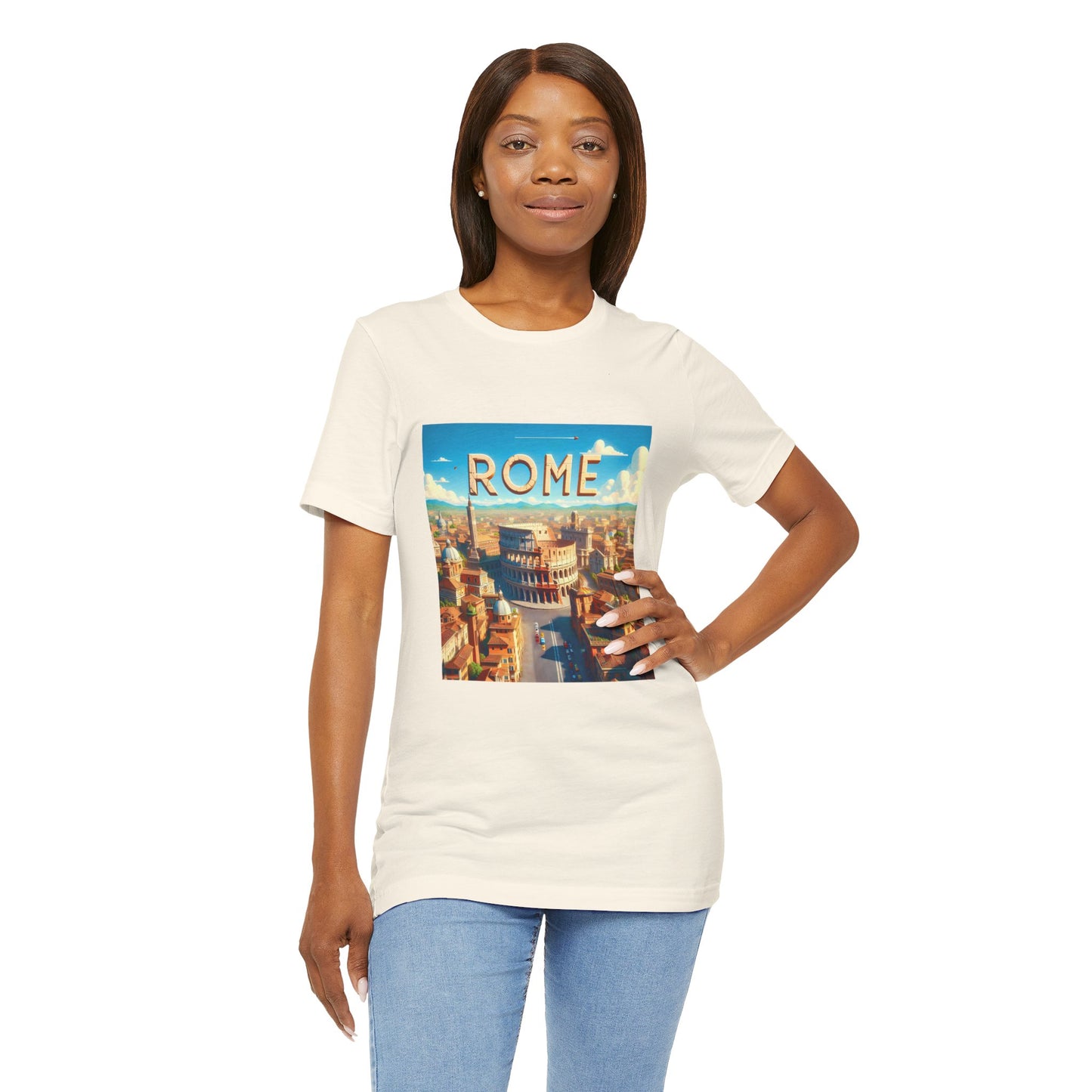 Rome Disney Pixar Style Jersey Short Sleeve Tee