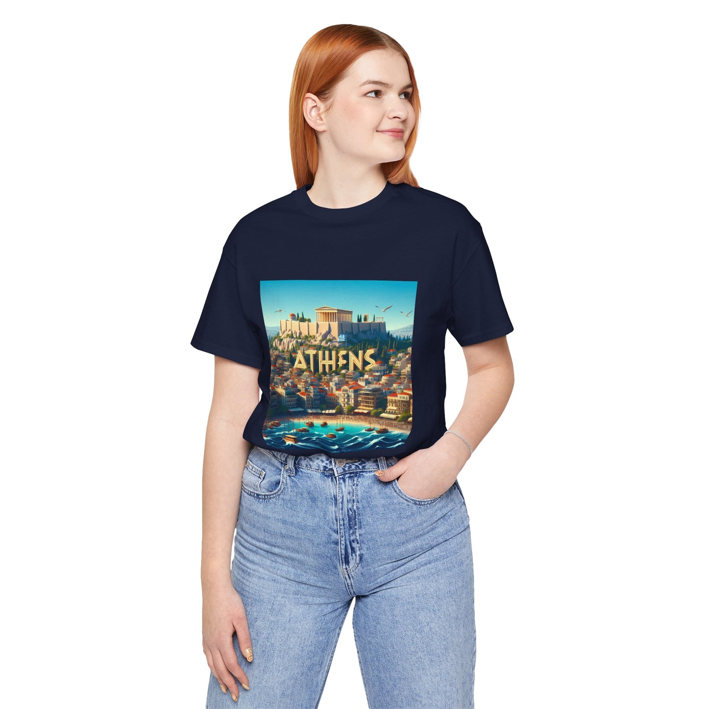 Athens Disney Pixar Style Jersey Short Sleeve Tee