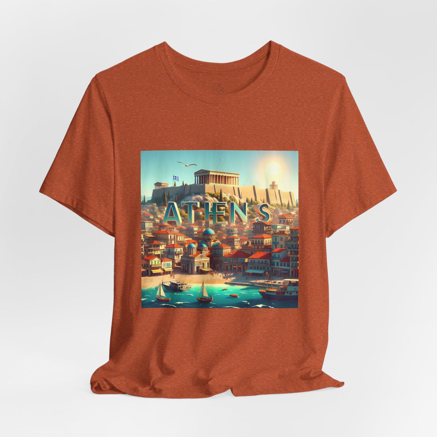 Athens Disney Pixar Style Jersey Short Sleeve Tee