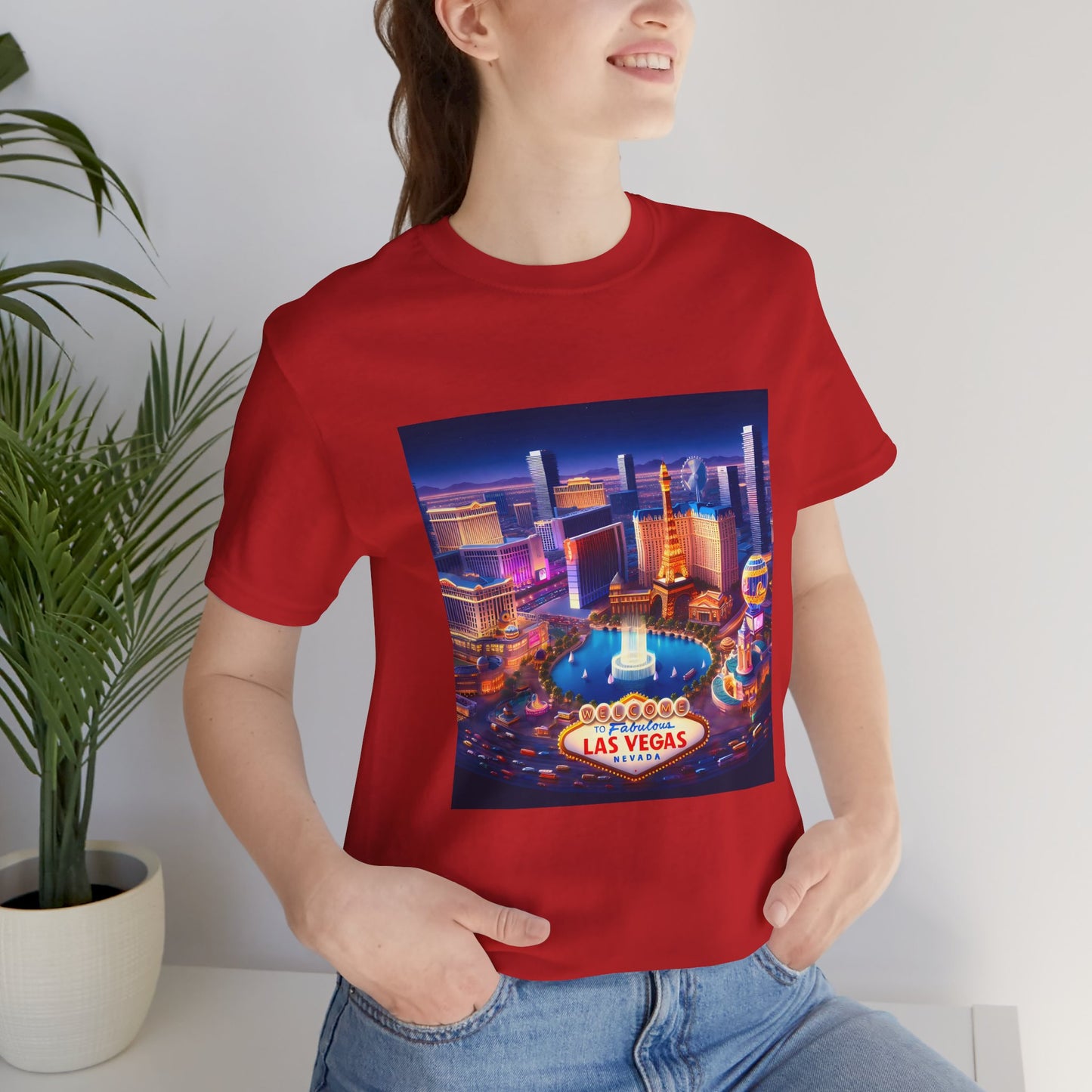 Las Vegas Disney Pixar Style Jersey Short Sleeve Tee