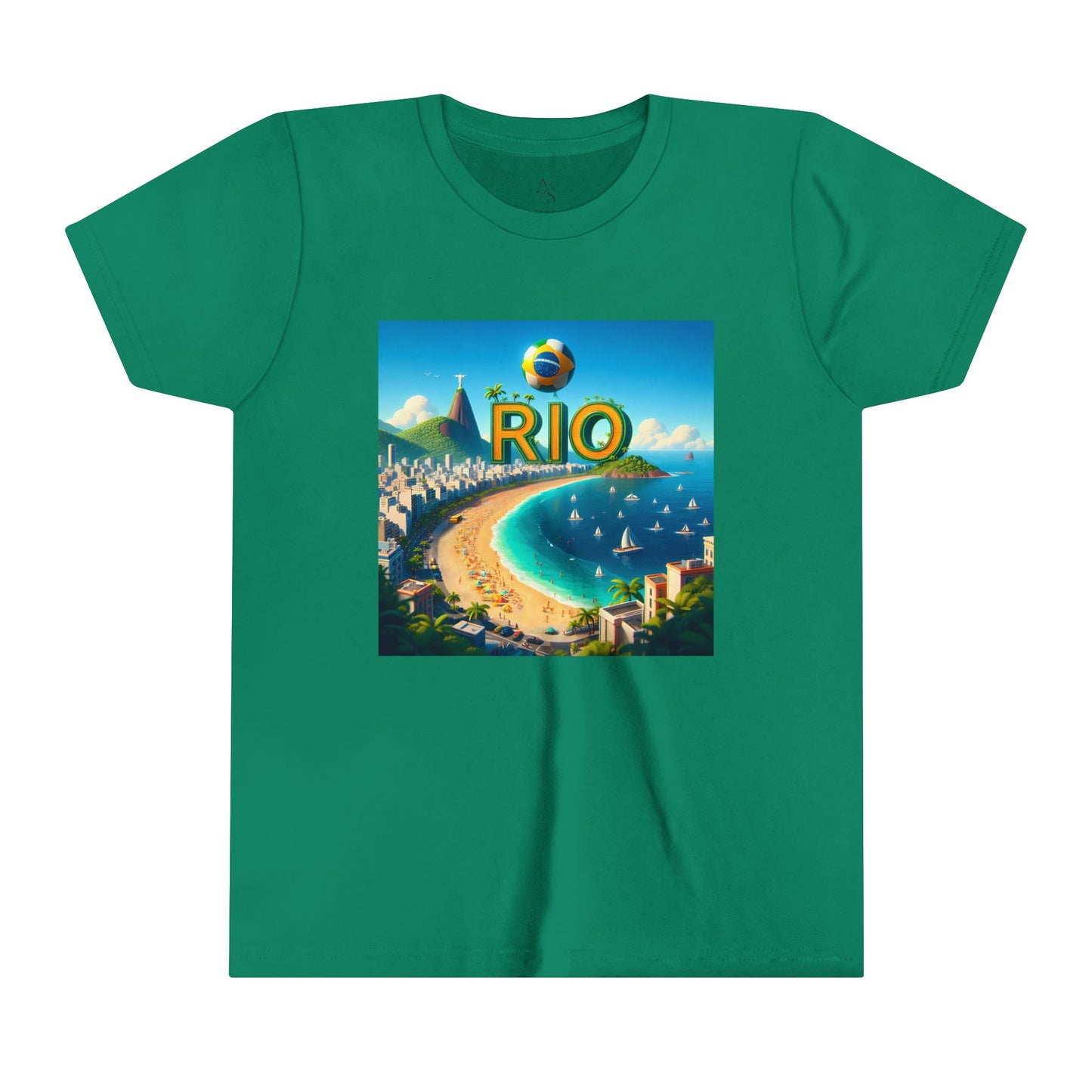 Rio Copacabana Disney Pixar Style Youth Short Sleeve Tee