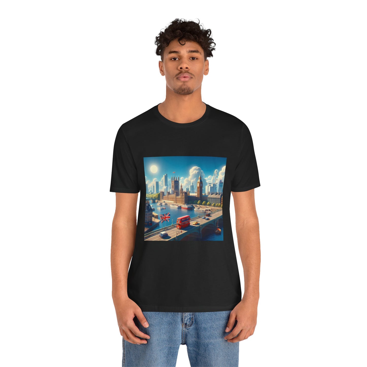 London Disney Pixar Style Jersey Short Sleeve Tee