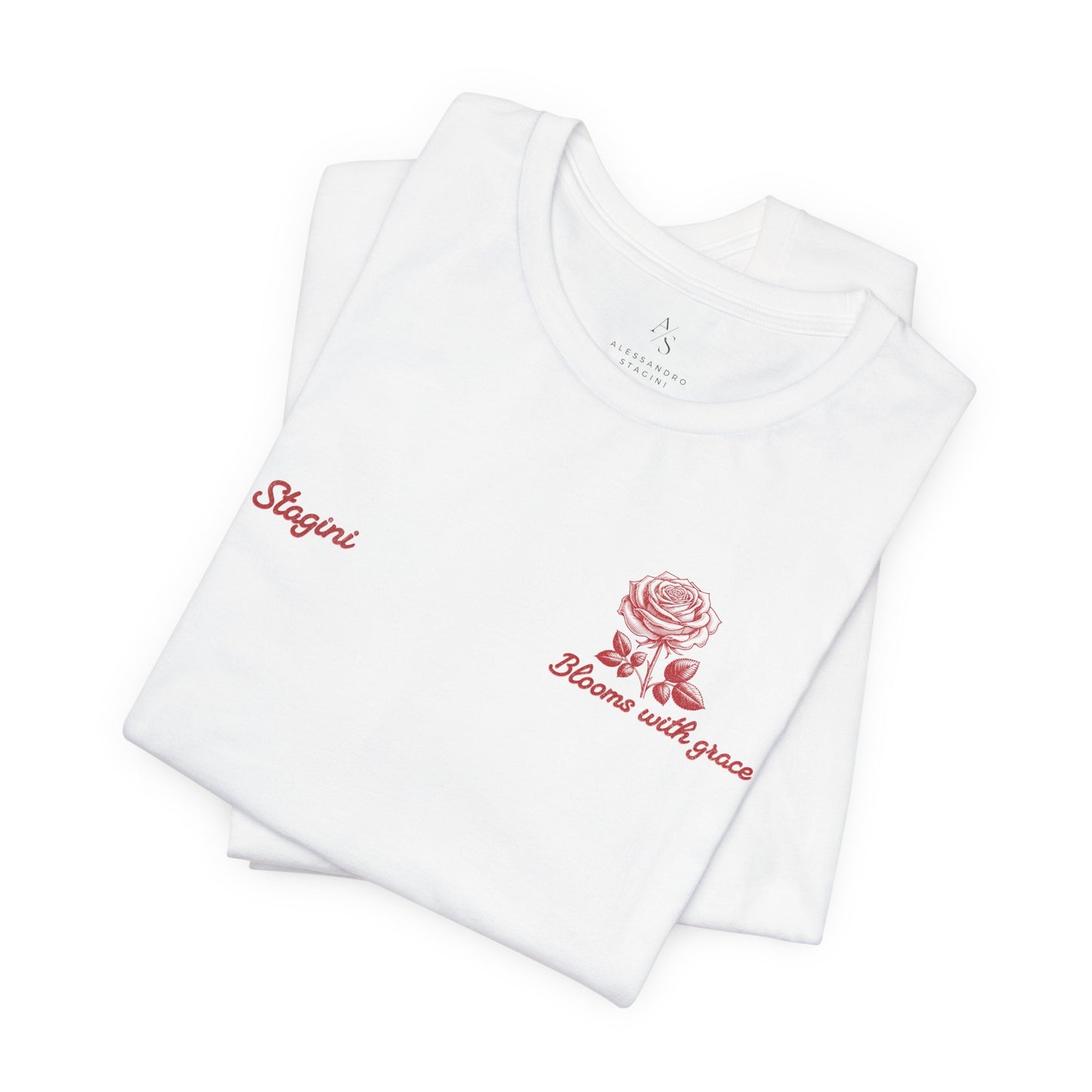 Rose Jersey Short Sleeve Tee