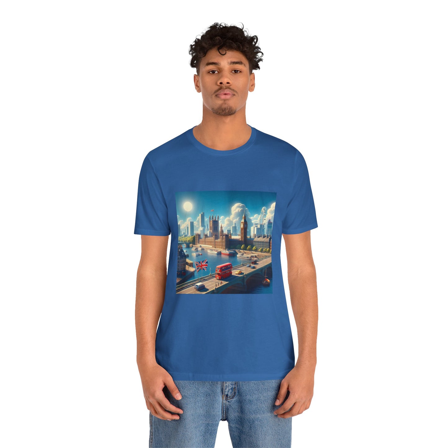 London Disney Pixar Style Jersey Short Sleeve Tee