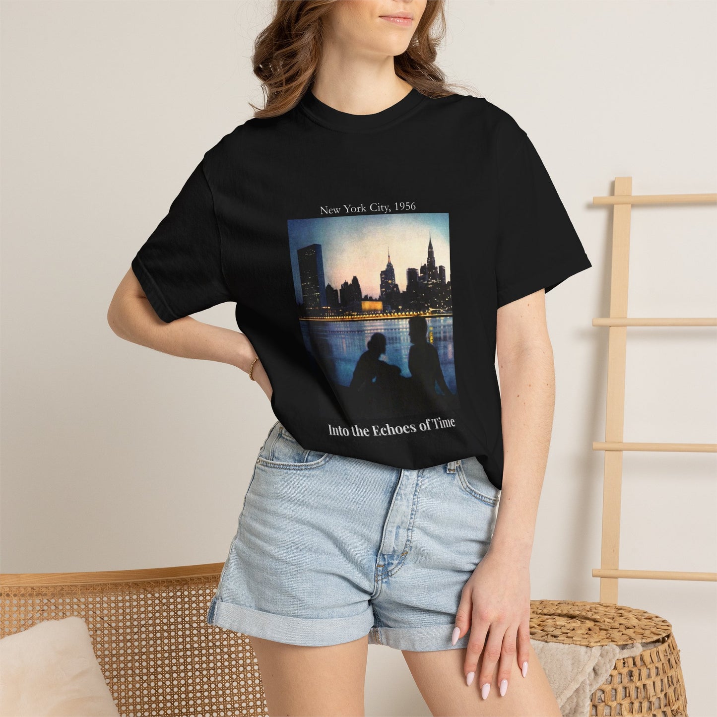 New York City Manhattan Photograph 1950s Graphic T-Shirt