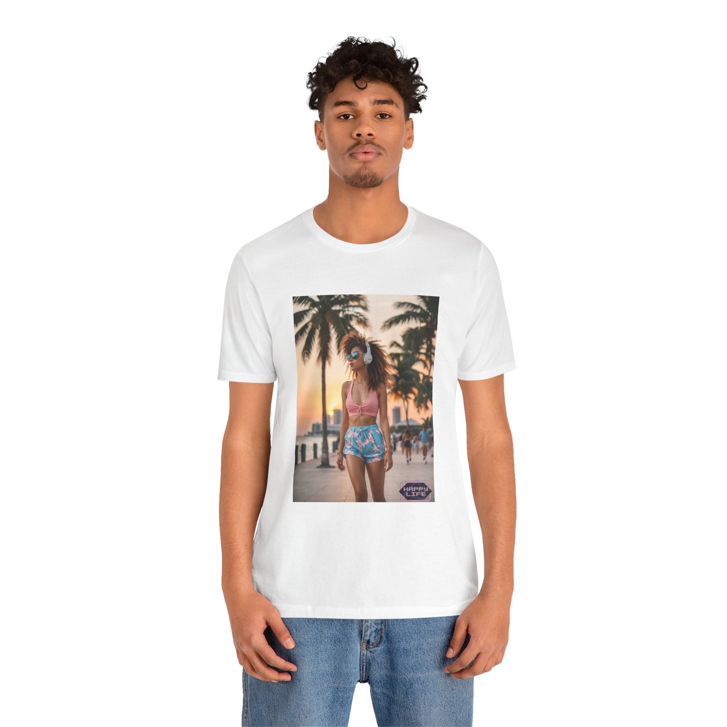 Chill Sunset Vibes Jersey Short Sleeve Tee