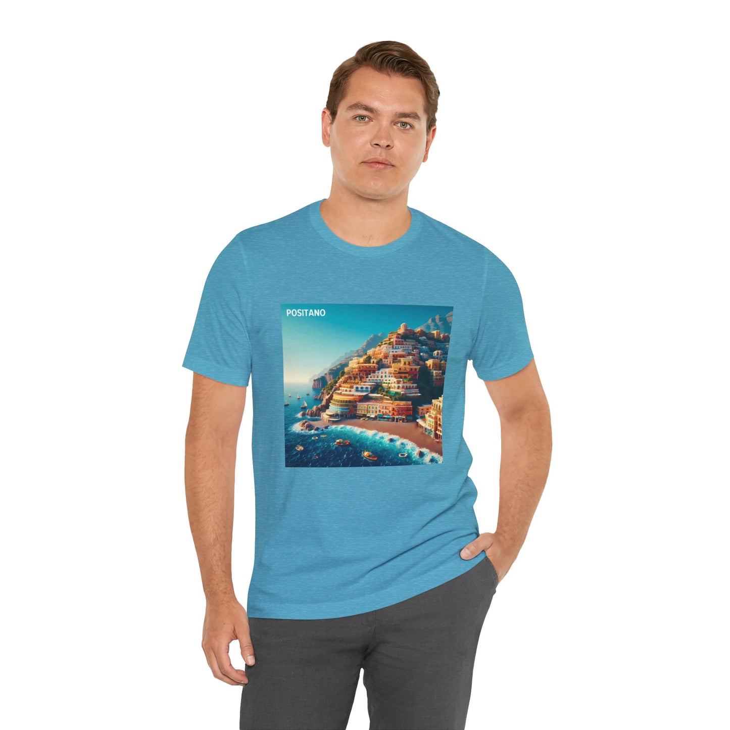 Positano Disney Pixar Style Jersey Short Sleeve Tee