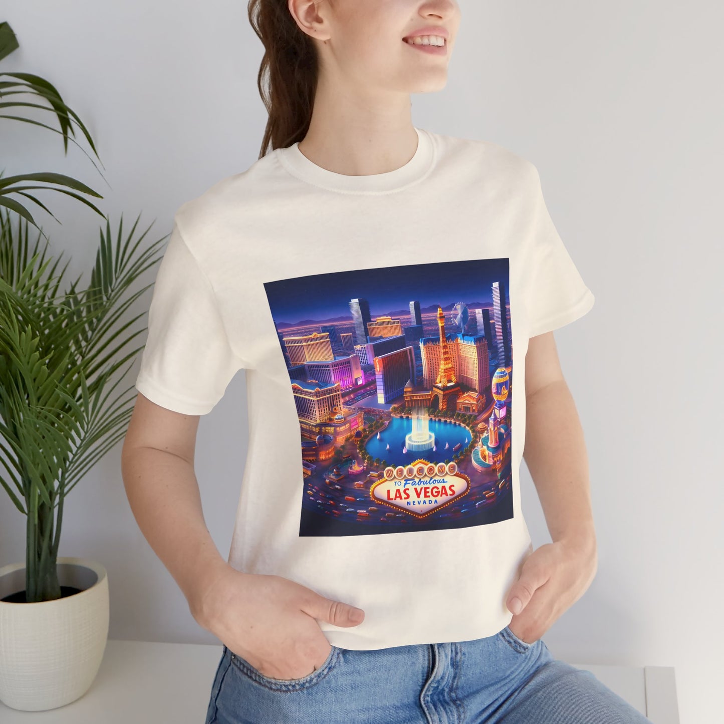 Las Vegas Disney Pixar Style Jersey Short Sleeve Tee